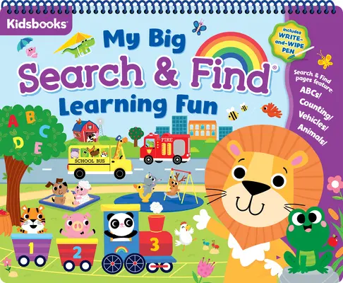My Big Search & Find Learning Fun Spiral Pad (Az én nagy kereső- és keresőfüzetem) - My Big Search & Find Learning Fun Spiral Pad