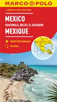 Mexikó Marco Polo térkép - Guatemalát, Belize-t és El Salvadort is tartalmazza. - Mexico Marco Polo Map - Includes Guatemala, Belize and El Salvador