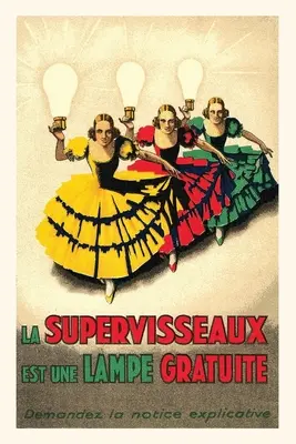 Vintage napló Flamenco táncosok villanykörtékkel - Vintage Journal Flamenco Dancers with Light Bulbs