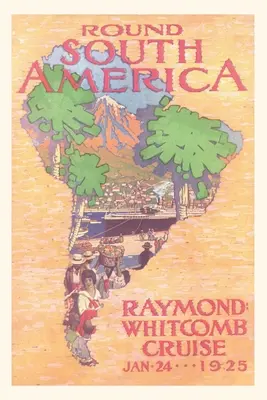 Vintage napló Cruising Round Dél-Amerika - Vintage Journal Cruising Round South America