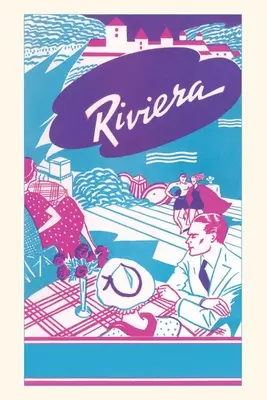 Vintage Journal Riviera utazás poszter - Vintage Journal Riviera Travel Poster
