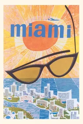 Vintage Journal Miami utazás plakát - Vintage Journal Miami Travel Poster