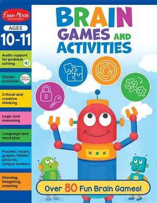 Brain Games and Activities, 10-11 évesek Munkafüzet - Brain Games and Activities, Ages 10 - 11 Workbook