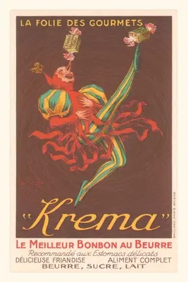 Vintage folyóirat Krema Bobon au Beurre hirdetés - Vintage Journal Krema Bobon au Beurre advertisement