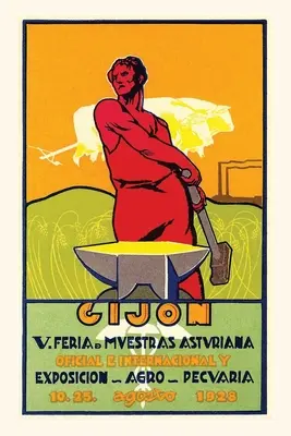 Vintage Journal Man with Anvil, Gijon