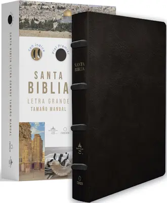 Biblia Reina Valera 1960 Letra Grande. Piel Premier Negro, ndice, Tamao Manual / Spanyol Biblia Rvr 1960 Handy Size, Large Print, Index tabs, Bonded - Biblia Reina Valera 1960 Letra Grande. Piel Premier Negro, ndice, Tamao Manual / Spanish Bible Rvr 1960 Handy Size, Large Print, Index Tabs, Bonded