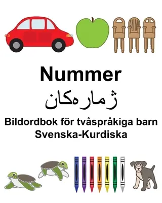 Svéd-kurd számok/ژما رەکان Képes szótár kétnyelvű gyerekeknek - Svenska-Kurdiska Nummer/ژما رەکان Bildordbok fr tvsprkiga barn