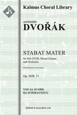 Stabat Mater, Op.58: Vokális partitúra - Stabat Mater, Op.58: Vocal score