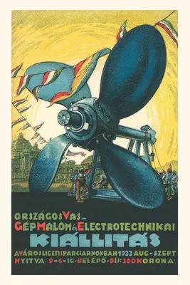 Vintage Journal Magyar gépvásár plakát - Vintage Journal Hungarian Machinery Fair Poster