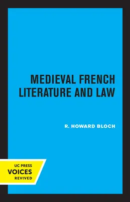 Középkori francia irodalom és jog - Medieval French Literature and Law