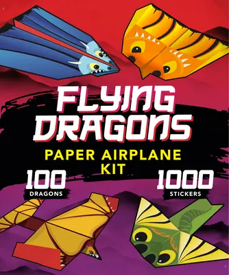 Repülő sárkányok papírrepülő készlet - Flying Dragons Paper Airplane Kit