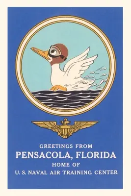 Vintage Journal 'Naval Air Center, Pensacola, Florida, kacsa szemüveggel - Vintage Journal 'Naval Air Center, Pensacola, Florida, Duck with Goggles