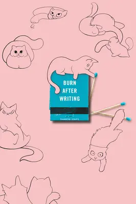 Burn After Writing (Lila macskákkal) - Burn After Writing (Purple with Cats)