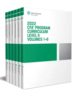 2022 Cfa Program tanterv II. szintű tananyag dobozkészlet - 2022 Cfa Program Curriculum Level II Box Set