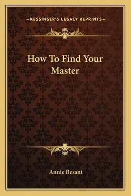 Hogyan találd meg a Mestered - How To Find Your Master