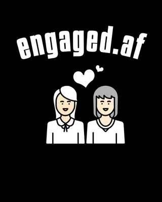 Engaged.af: LMBT esküvői vendégkönyv - Mrs & Mrs leszbikus esküvői ajándékok - Hogyan állj ki magadért üres papírkötés 8 x 10, 200 S - Engaged.af: LGBT Wedding Guest Book - Mrs & Mrs Lesbian Wedding Gifts - How To Stand Up For Yourself Blank Paperback 8 x 10, 200 P