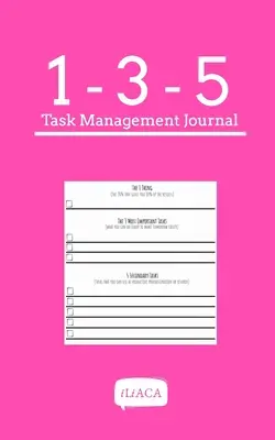 135 Task Management Journal - rózsaszín borító: Minimalista produktivitás kreatívok számára - 135 Task Management Journal - Pink Cover: Minimalist Productivity For Creatives