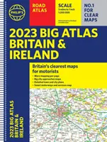 2023 Philip's Big Road Atlas Britain and Ireland - (spirál A3) - 2023 Philip's Big Road Atlas Britain and Ireland - (Spiral A3)