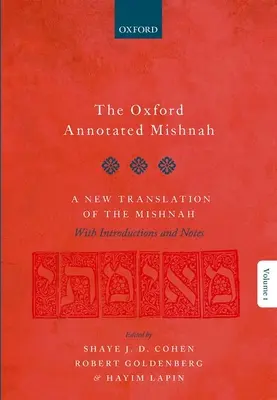 Az Oxford Annotated Mishnah - The Oxford Annotated Mishnah