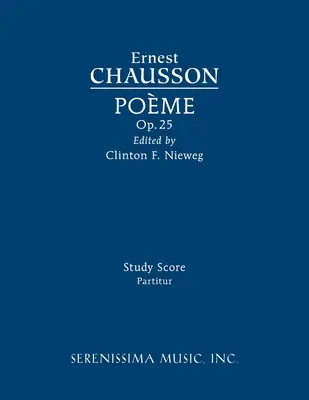 Poeme, Op.25: Tanulmányi partitúra - Poeme, Op.25: Study score