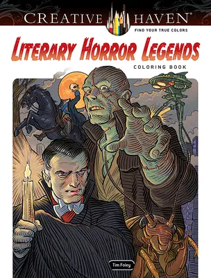 Creative Haven Irodalmi horrorlegendák színezőkönyv - Creative Haven Literary Horror Legends Coloring Book