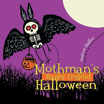 Mothman boldog kriptid halloweenje - Mothman's Happy Cryptid Halloween