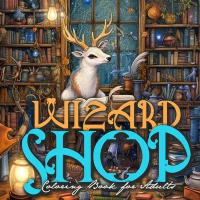 Wizard Shop Coloring Book for Adults: Varázslatos szeszélyes színezőkönyv szürkeárnyalatos mágikus színezőkönyv felnőtteknek Magic - Wizard Shop Coloring Book for Adults: Enchanted Whimsical Coloring Book grayscale magical Coloring Book for Adults Magic