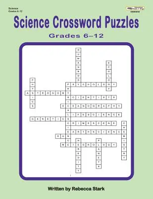 Tudományos keresztrejtvények 6-12. évfolyam - Science Crossword Puzzles Grades 6?12