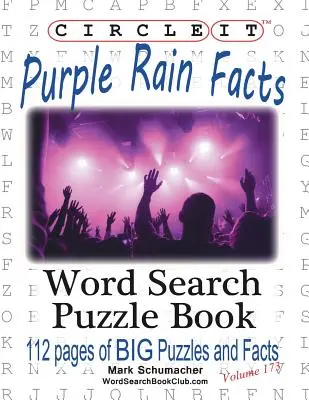 Circle It, Purple Rain tények, Szókereső, Puzzle Book - Circle It, Purple Rain Facts, Word Search, Puzzle Book