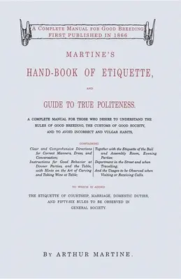 Martine illemtani kézikönyve - Martine's Hand-Book of Etiquette