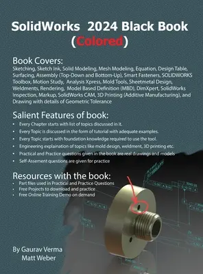 SolidWorks 2024 Black Book: (Színes) - SolidWorks 2024 Black Book: (Colored)