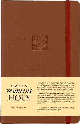 Minden pillanat szent imanapló-barna - Every Moment Holy Prayer Journal-Brown