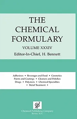 The Chemical Formulary 34. kötet - The Chemical Formulary Vol. 34