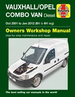 Vauxhall/Opel Combo dízel furgon (2001. okt.-2012. jan.) 51-61 - Vauxhall/Opel Combo Diesel Van (Oct 2001 To Jan 2012) 51 To 61