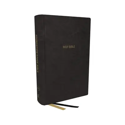 Kjv, Alapvető Tanulmányi Biblia, Large Print, Leathersoft, Black, Red Letter, Thumb Indexed, Comfort Print: Szent Biblia, King James Version - Kjv, Foundation Study Bible, Large Print, Leathersoft, Black, Red Letter, Thumb Indexed, Comfort Print: Holy Bible, King James Version