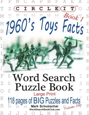 Körbe, 1960-as évekbeli játékok, 1. könyv, szókereső, rejtvénykönyv - Circle It, 1960s Toys Facts, Book 1, Word Search, Puzzle Book