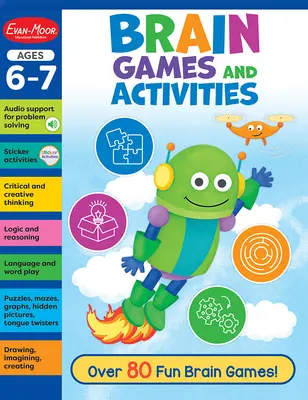 Brain Games and Activities, 6-7 évesek Munkafüzet - Brain Games and Activities, Ages 6 - 7 Workbook