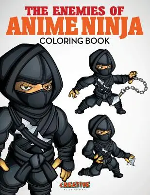 Az Anime Ninja ellenségei Színezőkönyv - The Enemies of Anime Ninja Coloring Book