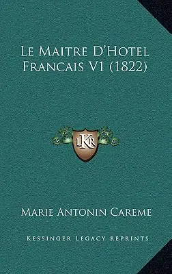 Le Maitre D'Hotel Francais V1 (1822)