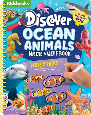 Discover Spiral Wipe-Clean Ocean Animals (Óceáni állatok) - Discover Spiral Wipe-Clean Ocean Animals
