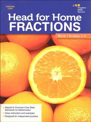 Head For Home Math Skills: Törtek, 1. könyv - Head For Home Math Skills: Fractions, Book 1