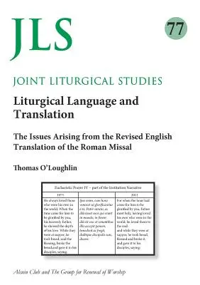 Közös liturgikus tanulmányok 77: Liturgikus nyelv és fordítás - Joint Liturgical Studies 77: Liturgical Language and Translation