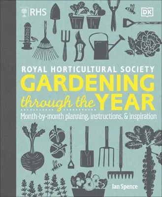 RHS Kertészkedés az év során - Hónapról hónapra tervezési utasítások és inspiráció - RHS Gardening Through the Year - Month-by-month Planning Instructions and Inspiration