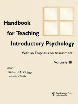 Kézikönyv a bevezető pszichológia tanításához: Volume II - Handbook for Teaching Introductory Psychology: Volume II