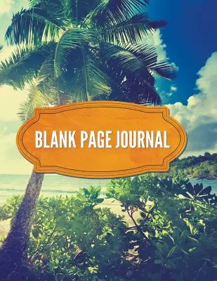 Deník s prázdnými stránkami - Blank Page Journal