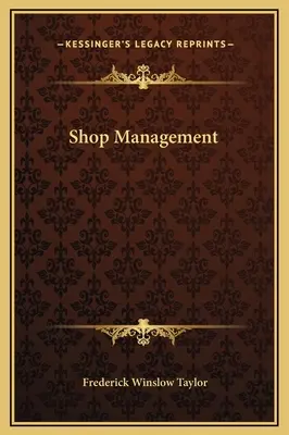 Üzletmenedzsment - Shop Management