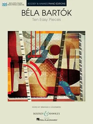 Tíz könnyű zongoradarab (Könyv/Online Media) - Bartok: Ten Easy Pieces for Piano (Book/Online Media)