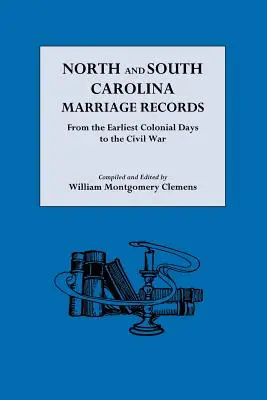 Észak- és Dél-Karolinai házassági feljegyzések - North and South Carolina Marriage Records