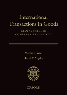 Nemzetközi árutranzakciók: Globális értékesítés összehasonlító kontextusban - International Transactions in Goods: Global Sales in Comparative Context