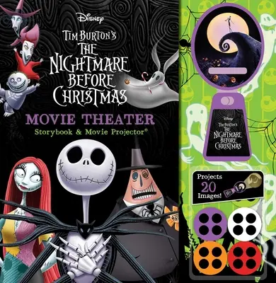 Disney: A karácsony előtti rémálom: Mozi mozi mesekönyv és kivetítő - Disney: The Nightmare Before Christmas Movie Theater Storybook and Projector